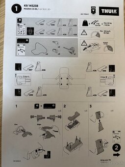 Thule Patky 7105 a kit Skoda, Mazda, Seat - 5