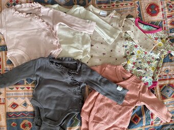 NOVE dievčenské bodycka +overal pre bábätko #suprava #kombin - 5