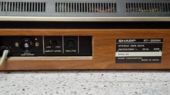 SHARP RT-3500H / STEREO CASSETTE DECK / MADE IN JAPAN - 5