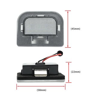 LED osvetlenie ŠPZ EČ Hyundai i30 SW / Kia Optima / Sportage - 5