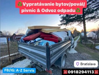 Odvoz odpadu / vypratávanie / Búranie - 5