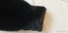 Predám čierny norkový kožuch - 5