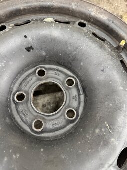 Plech disk + puklice 6Jx15 ET43 - 5