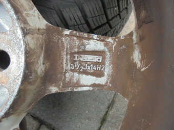 Alu disky Hyundai Kia 175/70 R14 zimné č.18d - 5