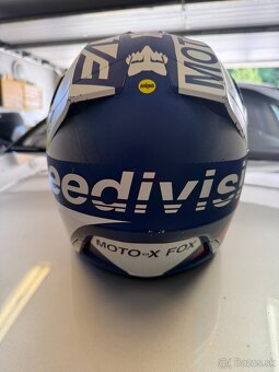 Prilba FOX V3 DRAFTR BLUE (M) - 5