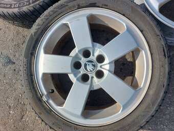 ELEKTRÓNY ŠKODA R16 5X100 6,5JX16 ET42 1U0601025M - 5