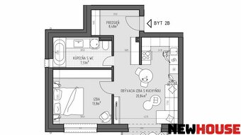 BYT 2B - Bytový dom Častkovce - NOVOSTAVBY NA PREDAJ - 5