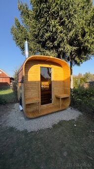 ZÁHRADNÁ SUDOVÁ SAUNA QUADRO 240 сm 2QL - 5