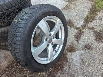 hliníkové disky 5x112 AUDI,VW,škoda + zmné 225/55 r17 - 5
