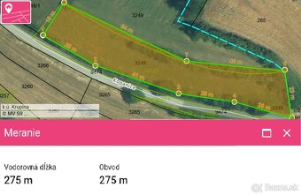 Orná pôda 2390 m2 Krupina Zalaz Horné Kopanice - 5