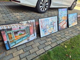 4x tlacene obrazy Friends, serial priatelia v rame - 5