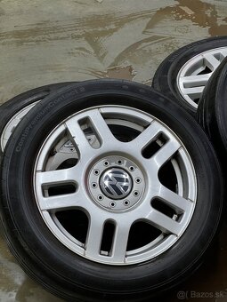 Vw 5x100 r16 205/55 originál golf mk4 - 5