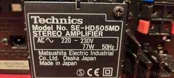 Predám mini systém Technics SC-HD505 - 5
