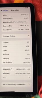 Predám Apple iPad mini Wifi 64Gb Space Gray - 5