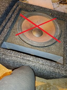1-2x skelet na Subwoofer 15" - 5