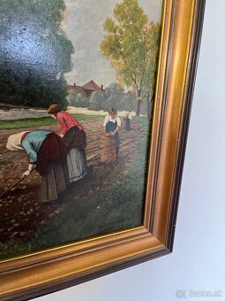 Olejomaľba na doske 2 - 5