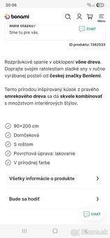 Bonatmi - detska postel domček s pravou bočnicou + GRATIS tu - 5