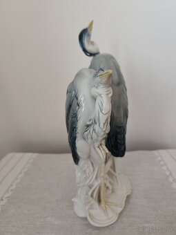 Ens Volkstedt volavky porcelánová soška 36 cm - 5