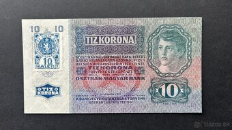 Bankovky 1.ČSR kolkované UNC TOP - 5