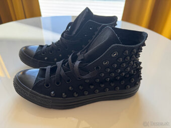 Converse Monocrome, ALL-star Chuck Taylor, black spike - 5