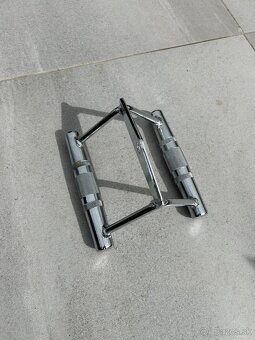 Kompletná domáca posilňovňa – bench, kladka, EZ tyč, 175 kg - 5