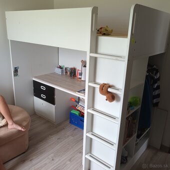 Posteľ s písacím stolom - 5