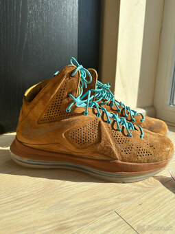 Nike Lebron 10 EXT Hazelnut Brown Suede (Velkost 41) - 5