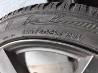 Alu disky 5x108 r18 na Ford + zimné pneumatiky 235/40 r18 - 5