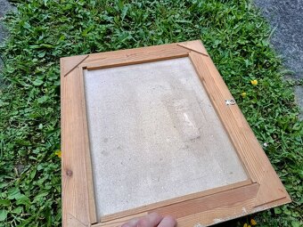 obraz olejomaľba Drevenice - 5