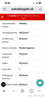 Brzdové kotúče - 5