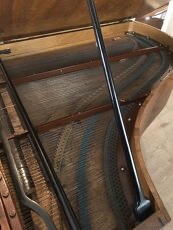 Vzácny starožitný klavír piano krídlo - 5