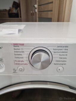 Predám LG 8kg parnú práčku plnenú spredu - 5
