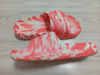 Adidas Adilette 22 Ivory Solar Red - 5