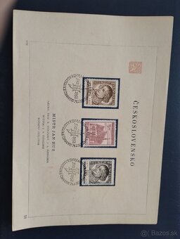 Poštovné známky Československo r.1952 - 5