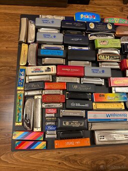 Predám zbierka ústna harmoníka HOHNER okolo 70ks. - 5