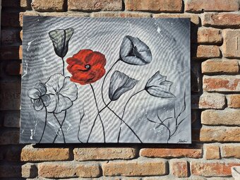 Dive maky olej/akryl? na platne signovany Selecka - 5