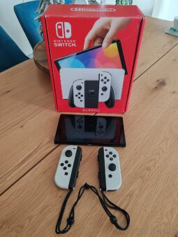 Nintendo Switch Oled-white+hry - 5