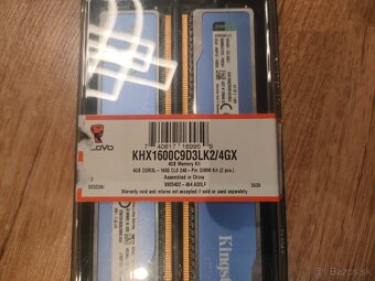 Pamäť RAM Kingston 2x 4GB Hyper X - 5