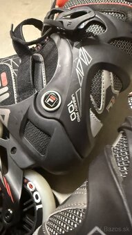 velkost 42. FILA KORCULE SKATES LEGACY PRO 100 BLACK/RED - 5