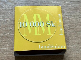 10000sk 2000 Bimilenium zlatá zberateľská minca Slovensko - 5