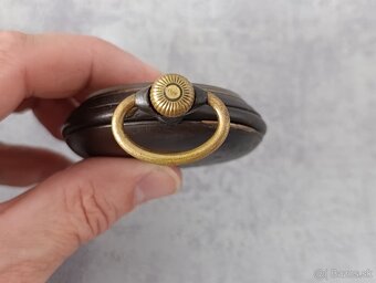 Obrovské kapesní hodinky Regulateur 67mm s průhlednou pracho - 5