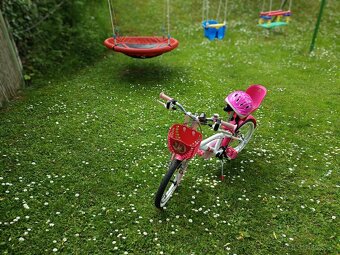 Detský bicykel BTWIN ružový s príslušenstvom - 5