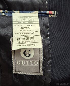 Tmavo modré pánske sako - 5