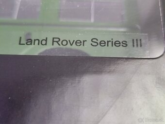 Ponúkam nepoškodený model KOVOVY Land Rover series 3,zelenej - 5