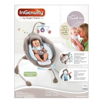 Ingenuity - hojdacie kresielko Lžadlo Hojdačka Kolíska - 5