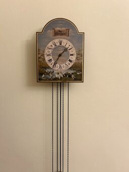 Originálne vintage nástenné hodiny - Schwarzwald - 5