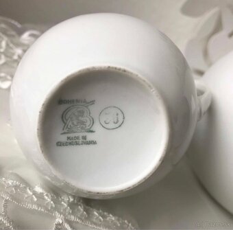 Retro čajník a mliečnik značka Czechoslovakia - 5