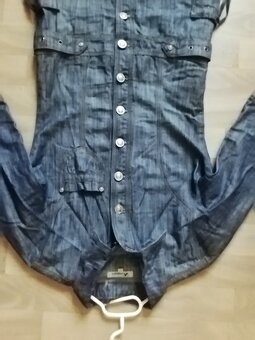 Nové šaty tunika, nove denim saty. - 5