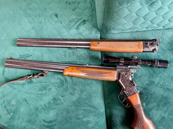 Predám brokovú kozlicu ZH 124 kaliber 7/57R+ br. hlaveň 321 - 5