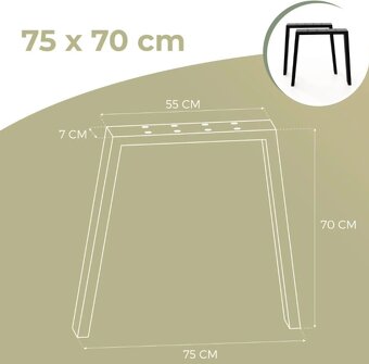 Podnože rôzne druhy A,U, X - 5